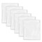 6-Pack of 1 mil Clear Plastic Drop Cloths for Painting, Furniture Protection, Disposable Painters Tarp, Waterproof Sheeting Roll for Construction, Dust, Paint Covering for Floor (9x12 Feet)